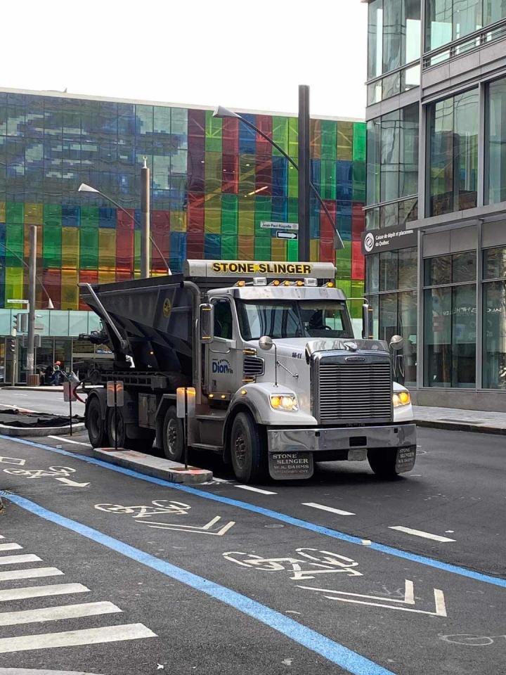 Transport de sable Rive-Nord de Montréal